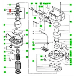 Festool Kohlebürste für SR 201 E, SR 203 E, 1Paar