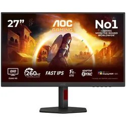 AOC G4 Q27G4ZR Computerbildschirm 68,6 cm (27") 2560 x 1440 Pixel Quad HD LED Schwarz, Rot