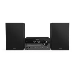 Philips TAM4505M2/12, Heim-Audio-Mikrosystem, Schwarz, Dunkles Grau, 1 Disks, Ab...