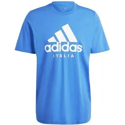 ADIDAS Herren Fanshirt Italien DNA Graphic, Größe S in Blau Blau