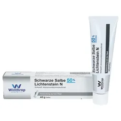 SCHWARZE SALBE 50% Lichtenstein N 40 g