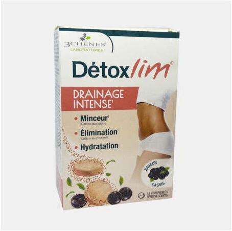 3 CHÊNES DETOXLIM DREN.INTENSIVA GROSELHA N.15 COMPR.EFERV.