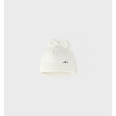 Outdoorhut IDO "BABY GIRL ACCESSORIES", Damen, Gr. 43, sanftes weiß, Baumwolle, Hüte