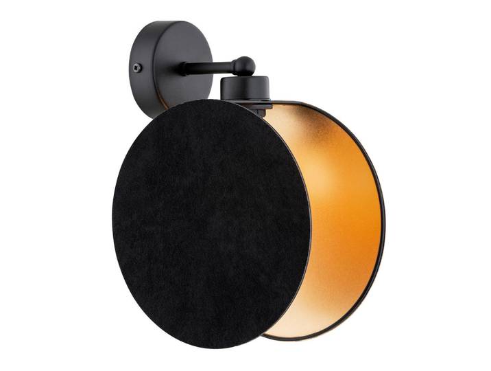 Wandleuchte Motif, Schwarz, Metall, 22x26x20 cm, RoHS, CE, Lampen & Leuchten, Innenbeleuchtung, Spots & Strahler, Wandstrahler