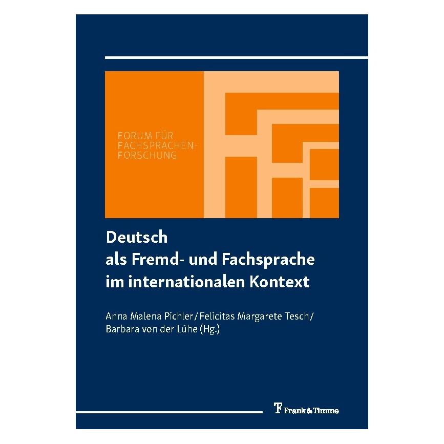 Frank & Timme Deutsch als Fremd- und Fachsprache im internationalen Kontext (Deutsch) (69116172)