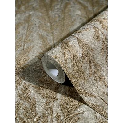 Vliestapete MARBURG, beige, B:0,7m L:10,05m, Vlies, Tapeten, moderne Tapete für Wohnzimmer Schlafzimmer Küche