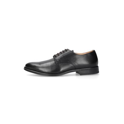 Schnürschuh HENRY STEVENS "Wes PD", Herren, Gr. 40, schwarz, Kalbsleder, Schuhe Schnürschuh