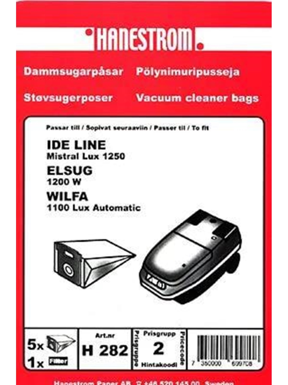 hanestroem Dustbag - 5 pcs