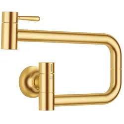 Dornbracht POT FILLER Kaltwasserventil VAIA 30805809 Messing gebürstet (23kt Gold) 30805809-28