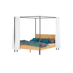 HASENA Himmelbett   ¦ holzfarben ¦ Maße (cm): B: 180 H: 200