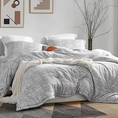 Coma Inducer® Rheum Short Plush Oversized Comforter and Sham Set