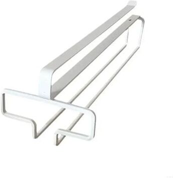 Useful Little Things Under Cabinet Wine Glass Rack For Stemware Storage & Space Saving Organization white