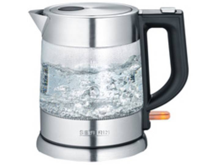 Bouilloire en verre WK 3468, inox / noir