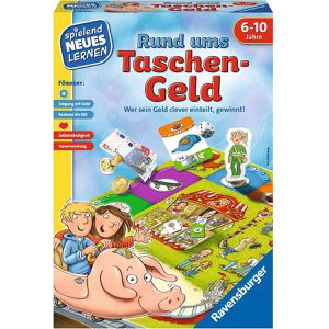 Ravensburger Lernspiel 24996, Rund ums Taschengeld, ab 6 Jahre, 2-4 Spieler, Umgang mit Geld lernen