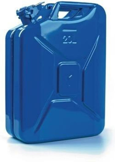 Kraftstoffkanister Inh.20l Signalblau RAL 5005 Stahlbl.L345xB165xH470mm VALPRO (KN0947)