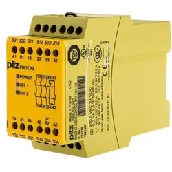 Pilz Not-Halt-Schaltgerät PNOZ X3 230VAC, Relais