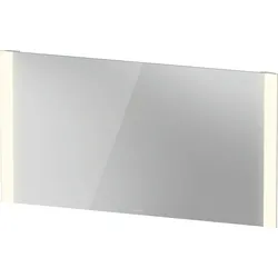 Duravit Licht & Spiegel Good Spiegel mit LED-Beleuchtung, Lichtfelder seitlich, Höhe 700mm, Weiß Matt, LM7869000000000, Länge: 1300mm