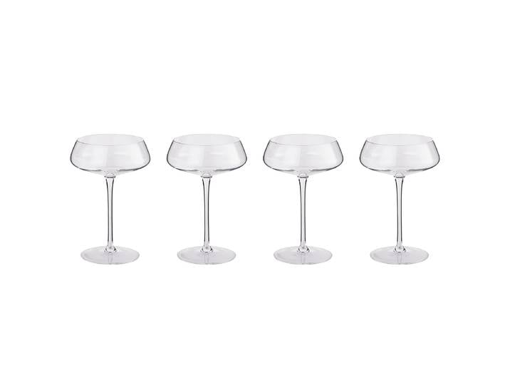 Champagnerschale 6er-Set 10 x 16 x 10cm Durchsichtig/Durchsichtig