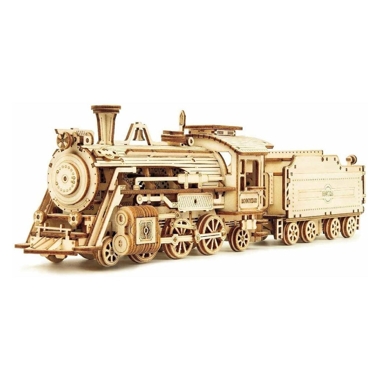 Robotime Rokr 3D Holzpuzzle Prime Steam Express 308 Teile (MC501)