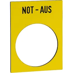 Schneider Electric Anzeigeschild ge, NOT-AUS ZB2BY420001