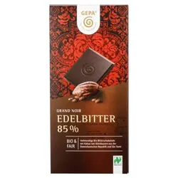 GEPA Grand Noir Edelbitter 85% bio