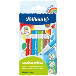 Pelikan 817059 6 Pelikan Colorella Filzstifte farbsortiert