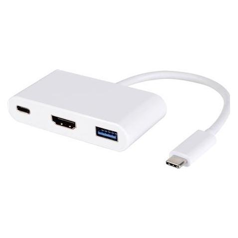 MicroConnect USB-C zu (USB-C, 3 Ports) (USB3.1CCOM2)