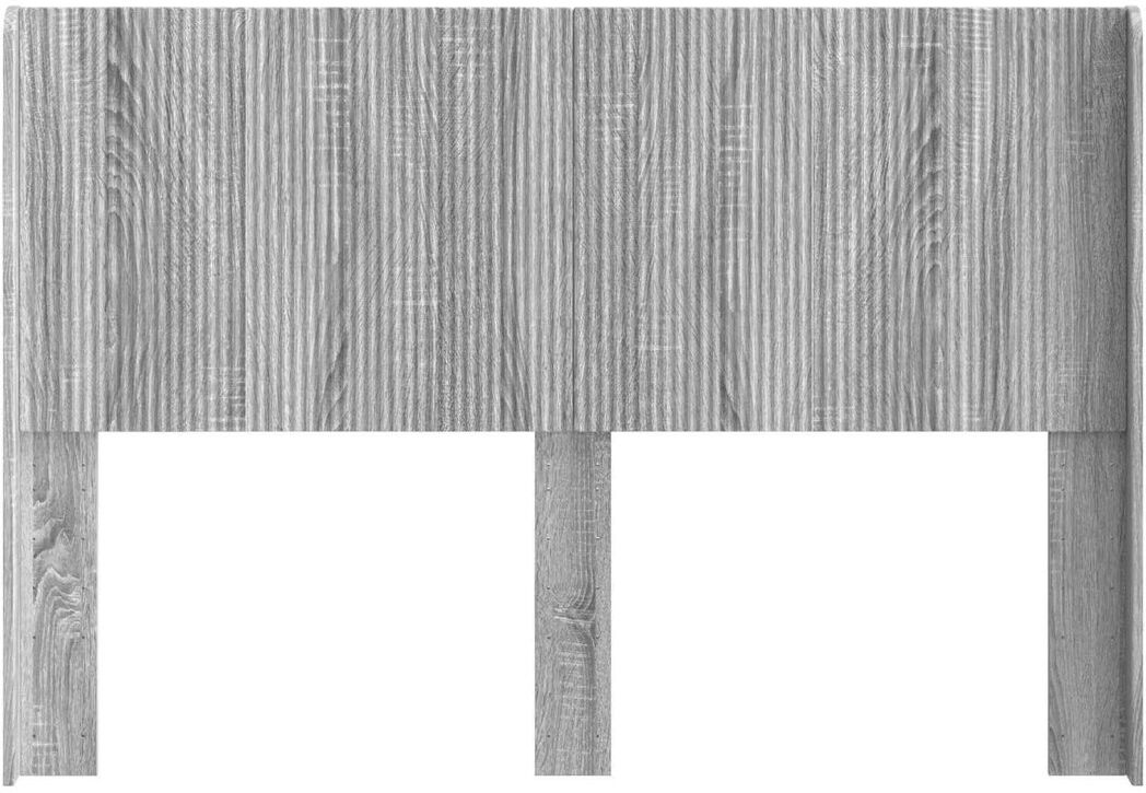 Latitude Run Headboard Grey Sonoma European Double (140 x 200 cm)