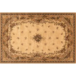 TEPGO Wollteppich Versailles sandbeige 300x400 cm
