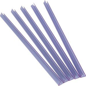 Fellowes Klemmschiene 5384401 Relido, A4, transparent, Füllhöhe 12 mm, für ca. 120 Blatt, 50 Stück