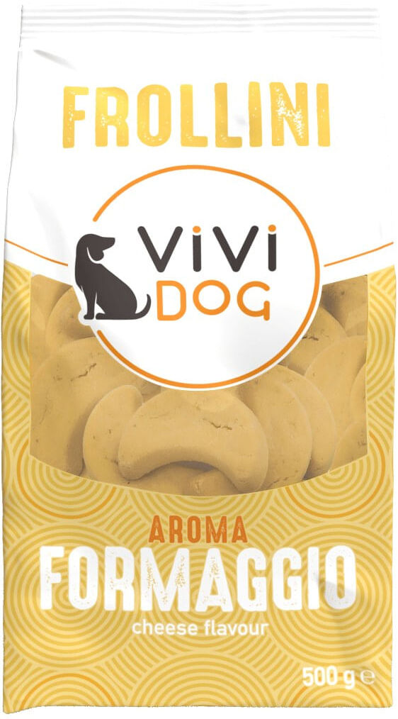 ViVi Dog Biscotti Frollini 500G FORMAGGIO
