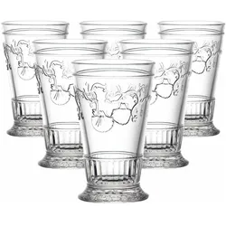 La Rochére Versailles Ice Tea Glass Set 6pcs, Cocktailgläser, Transparent