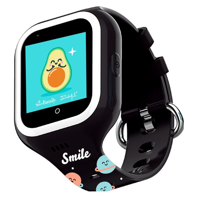Save Family Savefamily Iconic Plus Mr.Wonderfull Smartwatch 4g Black Sf-Rinmw4g (Schwarz, 4G) (8425402547397)