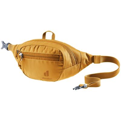 Gürteltasche DEUTER "JUNIOR BELT 1 L", Kinder, Gr. B/H/T: 23cm x 13cm x 6cm, gelb (amber), Polyester, unifarben mit Farbeinsätzen, Taschen Gürteltasche, für Kinder und Jugendliche, mit Reißverschluss, aus Polyester