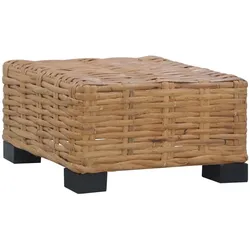 vidaXL Couchtisch 47x47x28 cm Rattan Natur