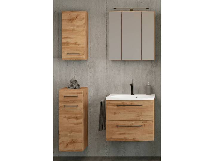 home24 Badkamerset IV 4-delig 90cm bruin