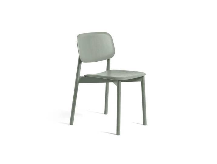 HAY Soft Edge 60 Stuhl Dusty green-Eichengestell