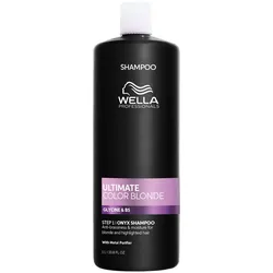 1L Wella Professionals Ultimate Color Blonde Onyx Shampoo Step 1