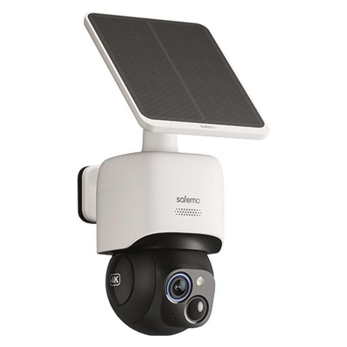 Safemo VSF-VISAFEMOSPT-PRO WLAN-PT-DomeKamera 4K IR m.Solarpanel ws (VSFVISAFEMOSPTPRO)