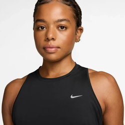 NIKE Swift Dri-FIT Lauf-Tanktop Damen 010 - black/reflective silv XXS