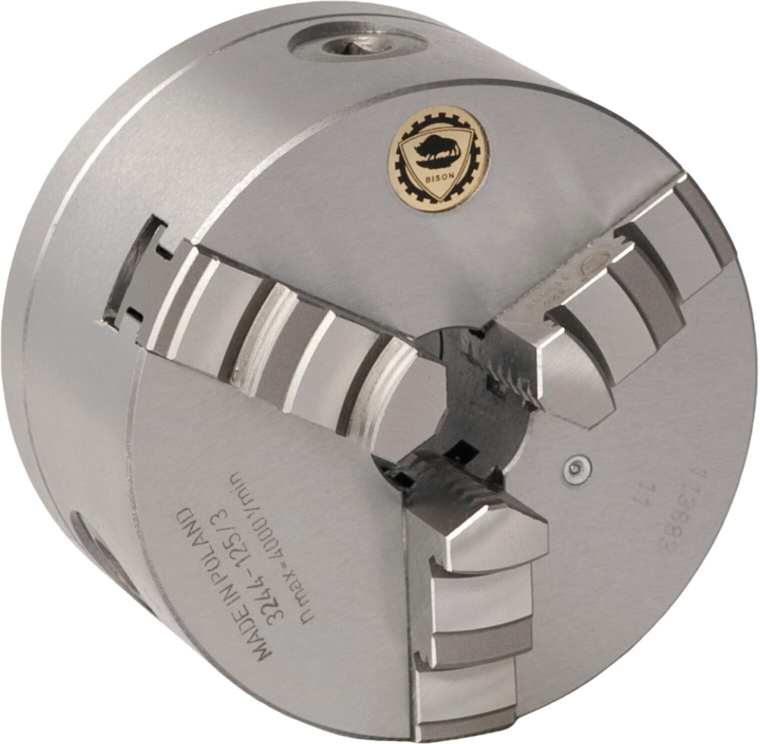 BISON Dreibackendrehfutter Camlock Ø 160 mm zentrisch spannend Guss Optimum (3450305)