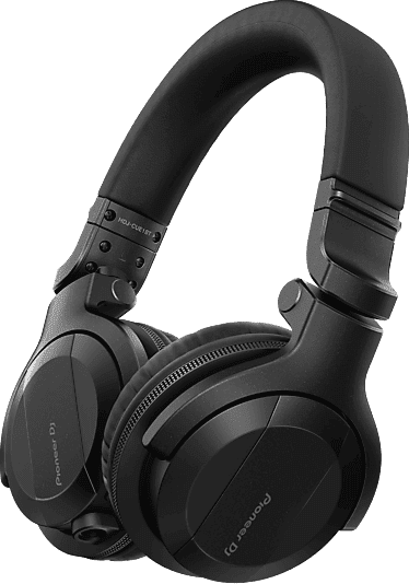 Auriculares inalámbricos - Pioneer DJ HDJ-CUE1BT-K, Autonomía 30 h, Bluetooth, Giro 90 grados, Negro