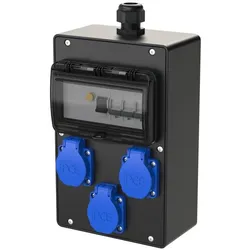 PCE 9216140 Wandverteiler Vollgummi Baureihe TRAUNSEE BV 3xSSD M25oBVu VC5p Ea v IP54