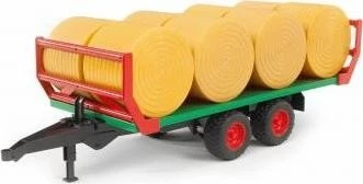Bruder - Ballentransportanhänger mit 8 Rundballen