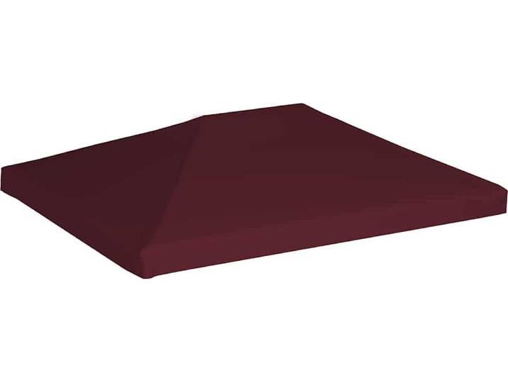 vidaXL Pavillondach 310 g / m² 3x4 m Weinrot
