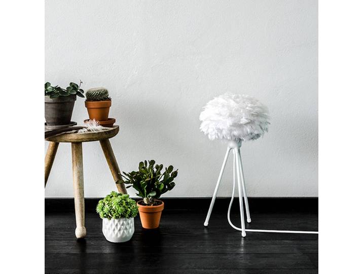 UMAGE Tischlampe Eos, weiß / opal, für Wohn- / Esszimmer, Aluminium, Design, Tischlampe