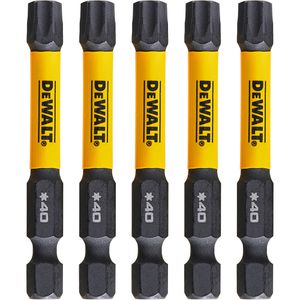 DeWalt Bitset Extreme Flextorq, DT7399T-QZ, 5 Stück, 50 mm, Torx T40