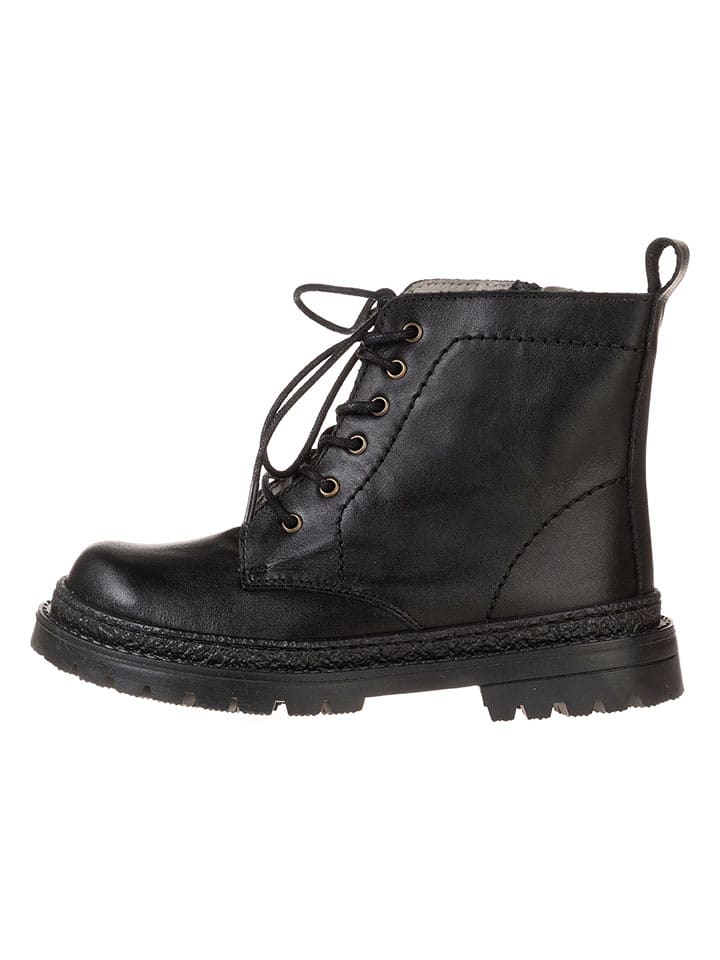 lamino Leder-Boots in Schwarz - 32