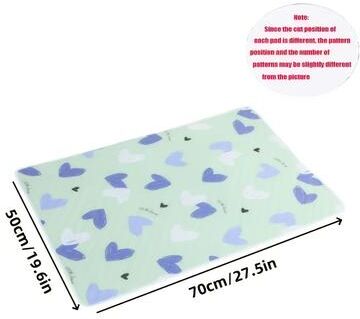 Multisell Products Hub Durable Polyester Fiber Care Mat Design Washable & Reusable Anti Slip Bed Protector For Adults, Seniors & Pets b