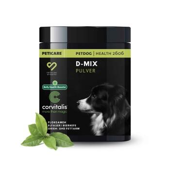 Peticare D-Mix Pulver - Sättigend mit Ballaststoffen für Hunde